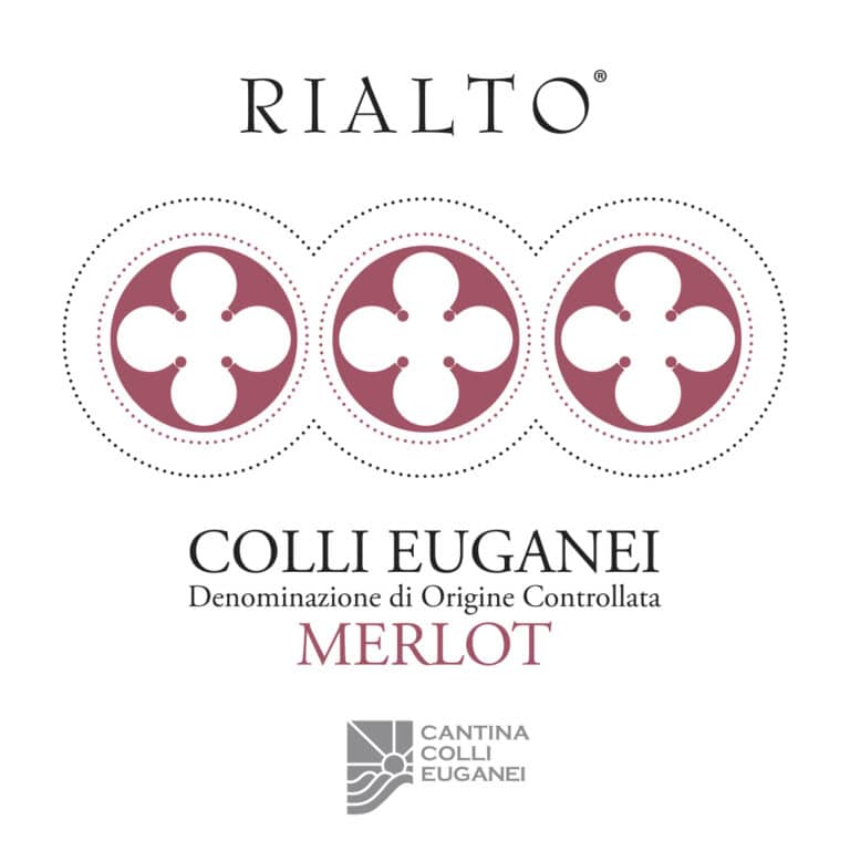 Label of the Merlot Rialto