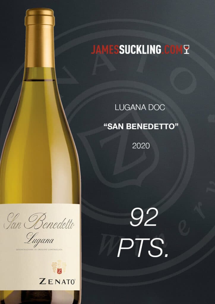 James Suckling awards the Lugana San Benedetto