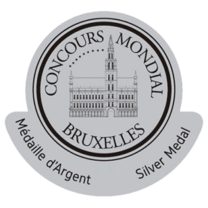 Silver medal Concours mondial de Bruxelles