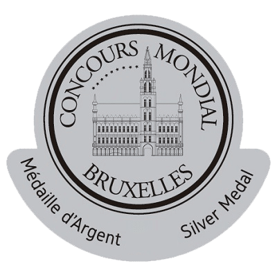 Silver medal Concours mondial de Bruxelles