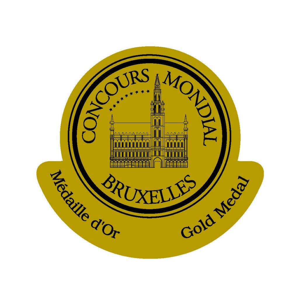 Logo award Médaille d'or Concours Mnondial Bruxelles