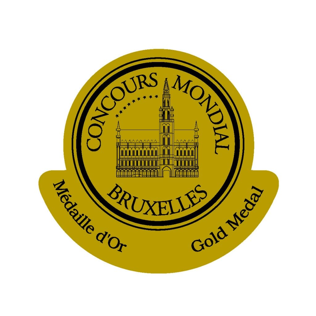 Logo award Médaille d'or Concours Mnondial Bruxelles