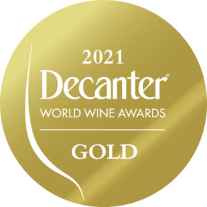 Gold medal Decanter World Wine Awards