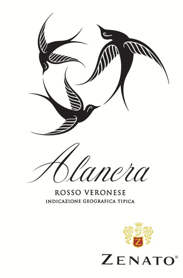 Label Alanera Rosso Veronese Zenato
