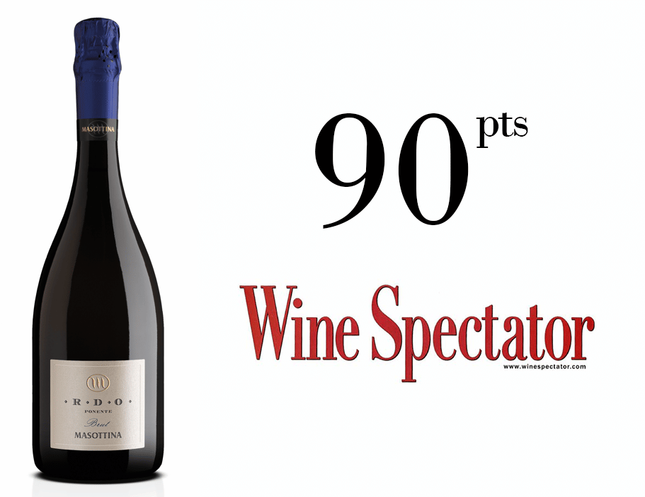 90 points Wine Spectator for Masottina's Prosecco