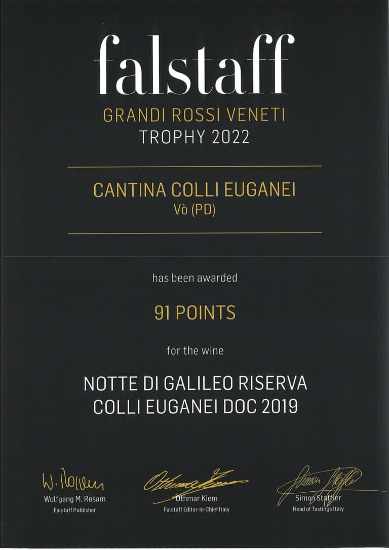 91 points Notte di Galileo by Falstaff
