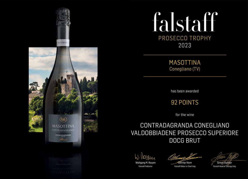 Prosecco Trophy Falstaff 2023 Masottina Awards