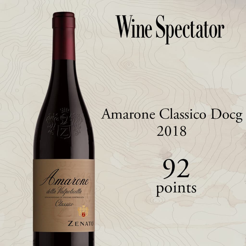 Winespectator Award for Lugana and Amarone from Zenato