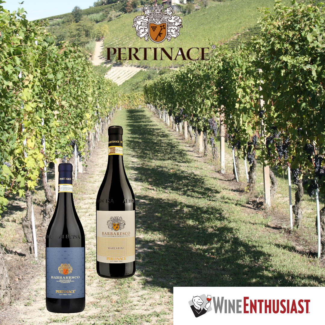 Pertinace: Wine Enthusiast awards for Barbaresco
