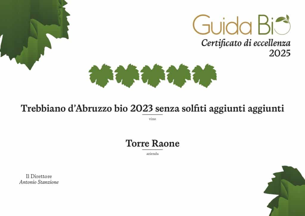 guida bio awards Trebbiano